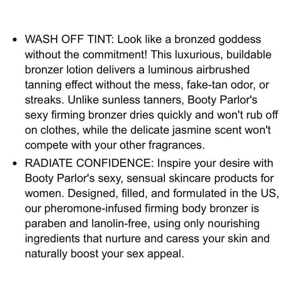 Booty Parlor Flirty Little Secret Firming Bronzer Lotion W/ Pheromones 4.5oz NEW - Picture 14 of 14